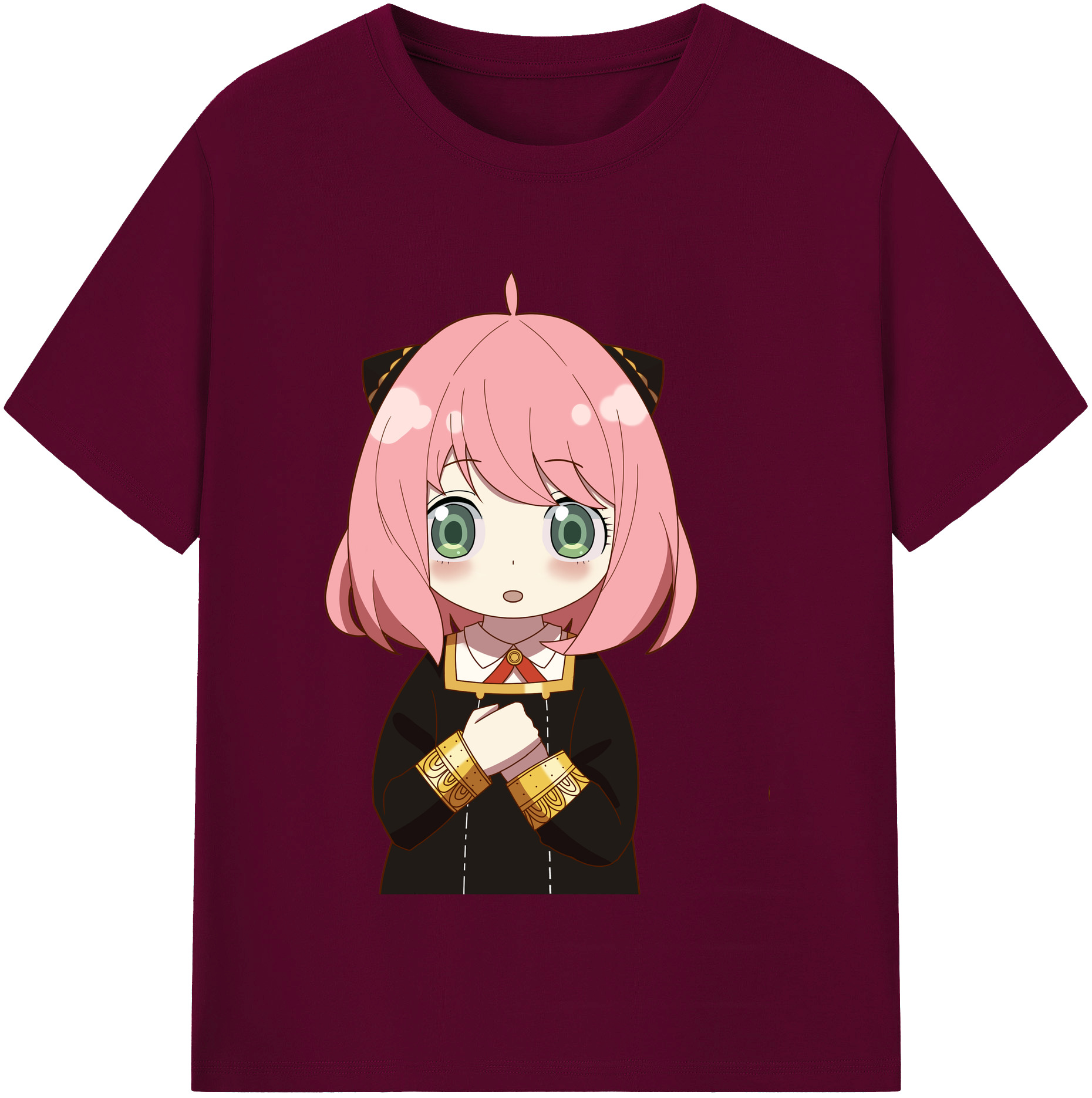 （画像用） SPY×FAMILY间谍家家酒 レディースカジュアルプリントTシャツ（綿100％）